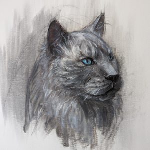 peinture à l'huile sur papier